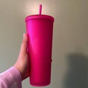 Starbucks neon pink venti cup